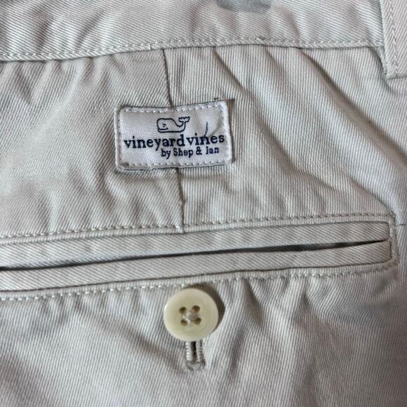 Vineyard Vines by Shep & Ian Chino Club Shorts Men Size 34 Preppy 8.5” Inseam - Picture 4 of 12